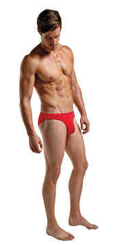 Magic Silk 6606 Silk Briefs Color Red